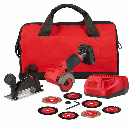 M12 FUEL 3 in. Compact Cut Off Tool 4.0Ah Kit w/ 3-Pack Blades