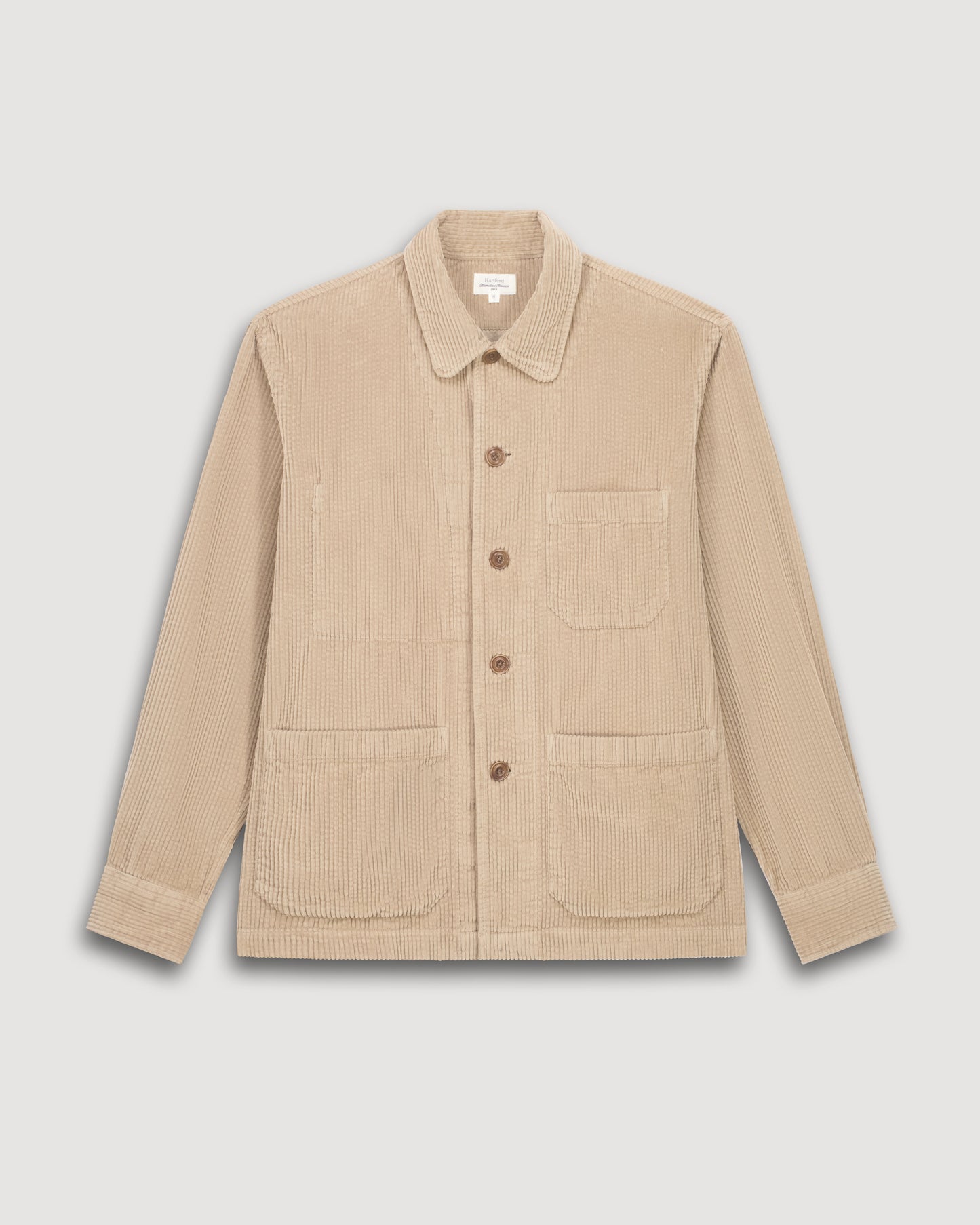 Veste Homme en velours cotelé seersucker Beige Petty