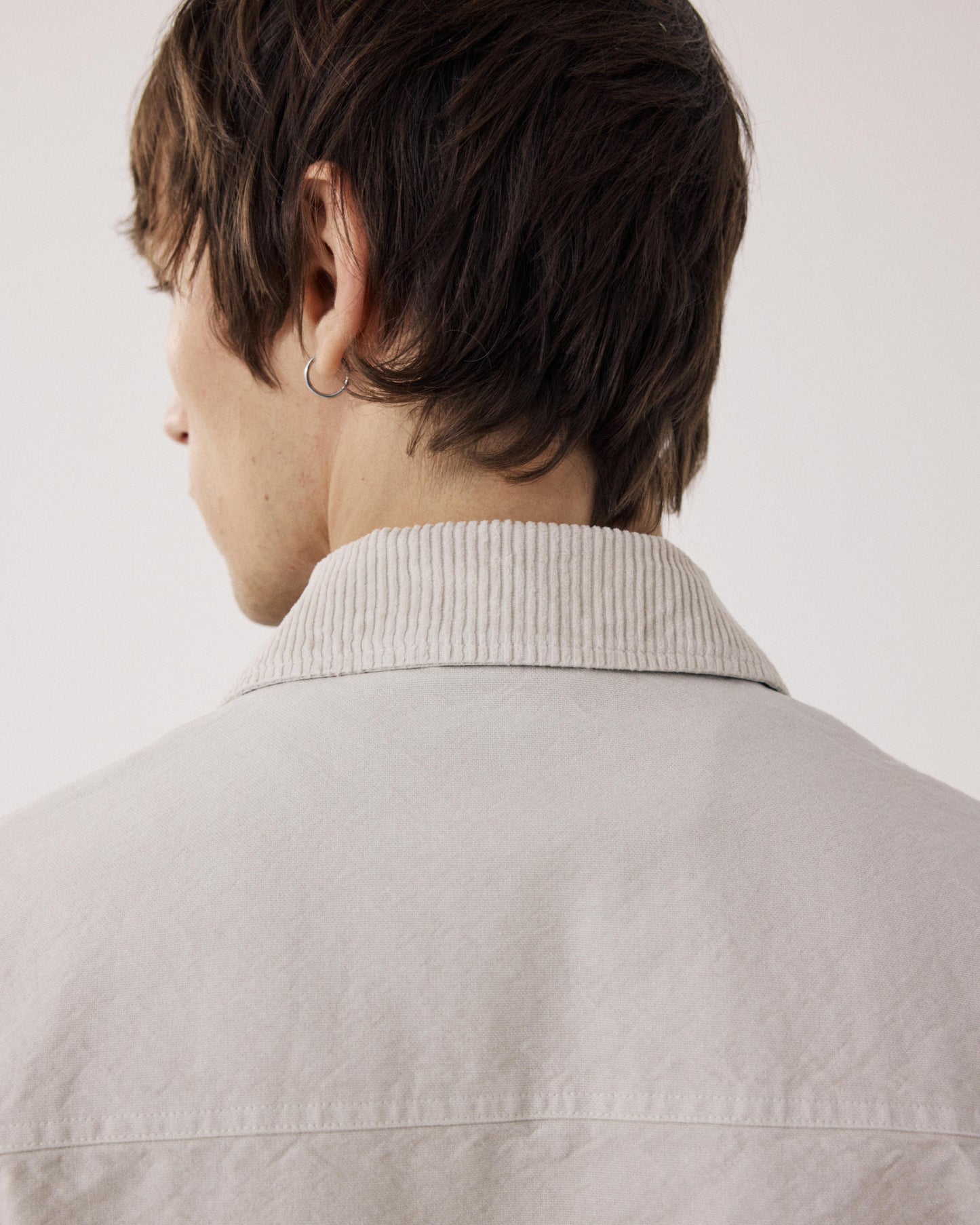 Blouson Homme en Toile de Coton Beige Danny