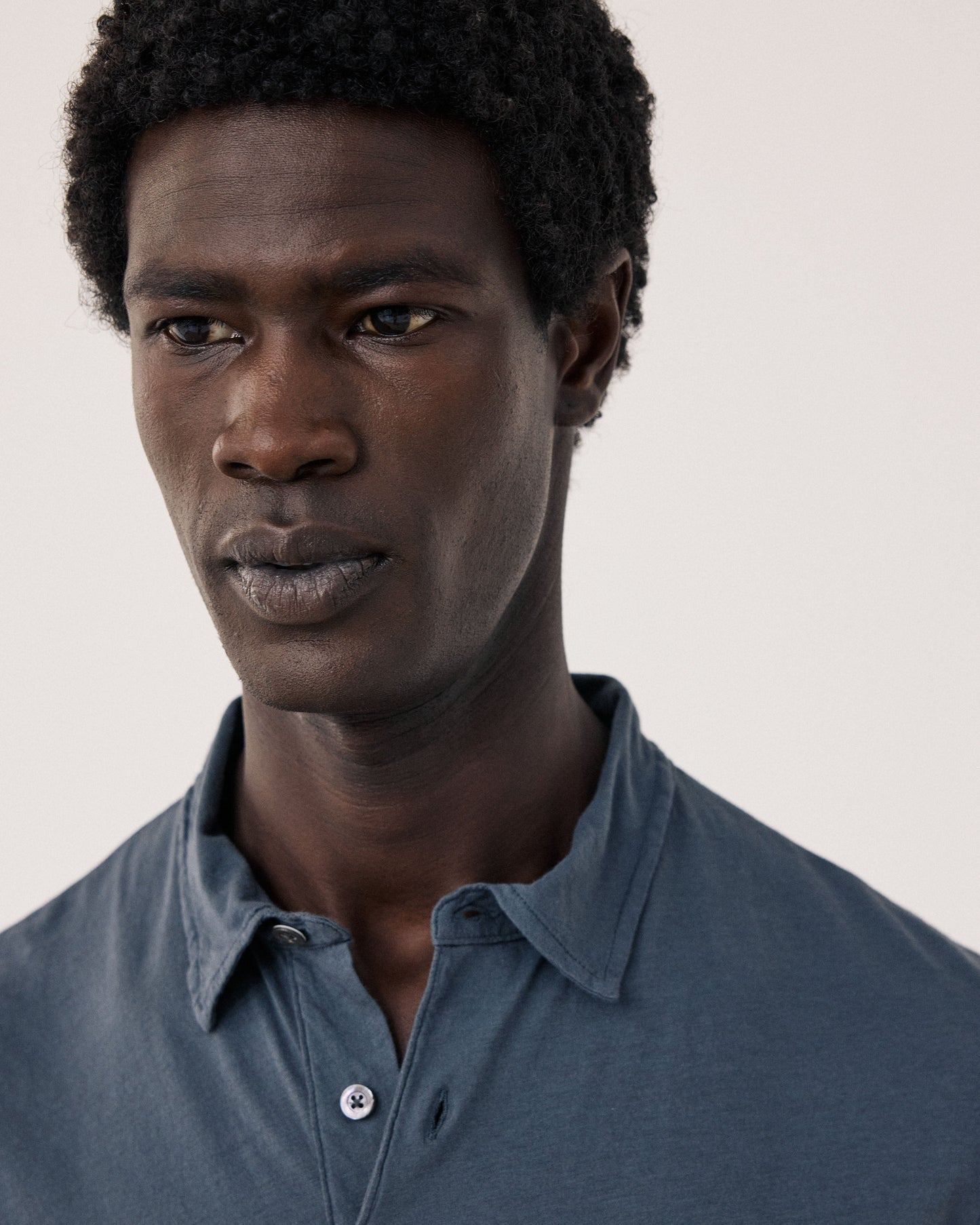 Polo Homme en Jersey de Coton Léger Carbone Light Polo