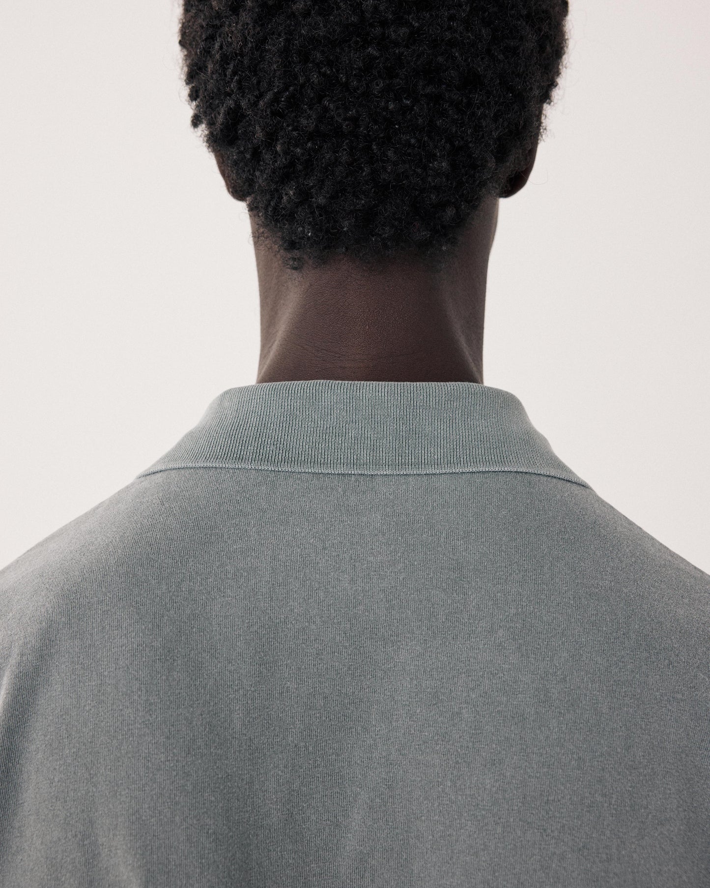 Polo Homme en Jersey Vert Cactus