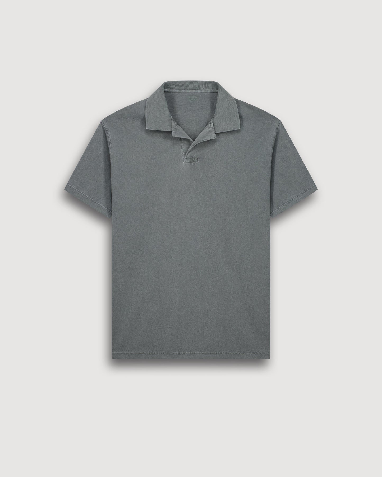 Polo Homme en Jersey Vert Cactus